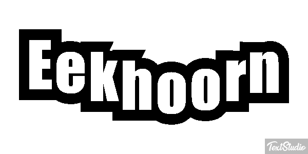 Eekhoorn Tekst effect