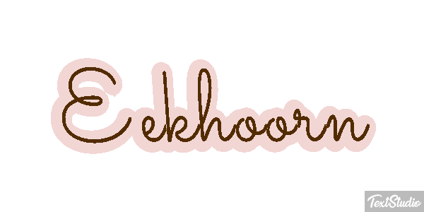 Eekhoorn Tekst effect