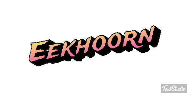 Eekhoorn Tekst effect
