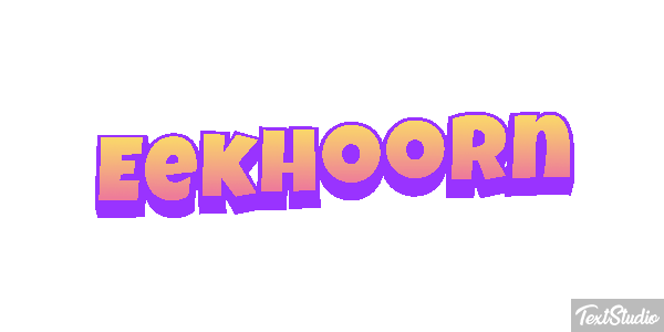 Eekhoorn Tekst effect