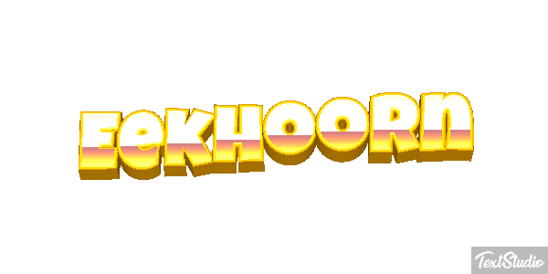 Eekhoorn Tekst effect