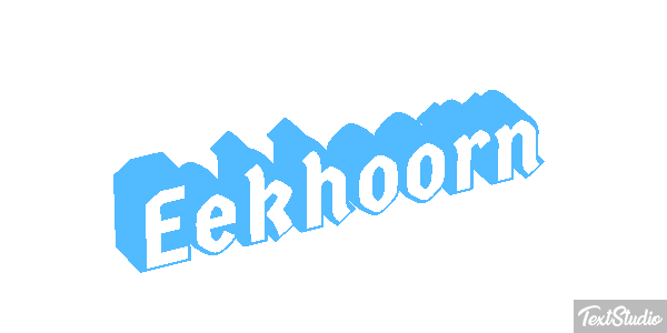 Eekhoorn Tekst effect