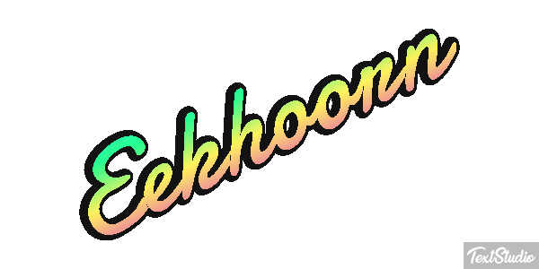 Eekhoorn Tekst effect