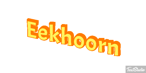 Eekhoorn Tekst effect