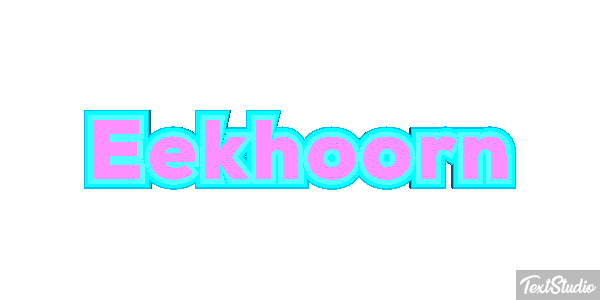 Eekhoorn Tekst effect