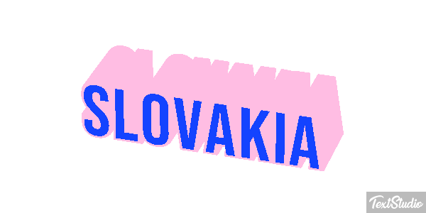 Slovakia Effetto testo