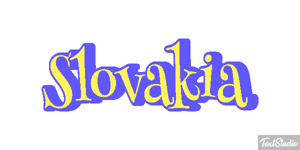 Slovakia Effetto testo