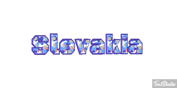 Slovakia Effetto testo