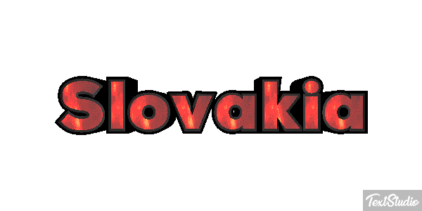 Slovakia Effetto testo