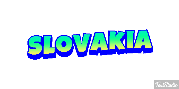 Slovakia Effetto testo