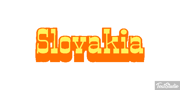 Slovakia Effetto testo
