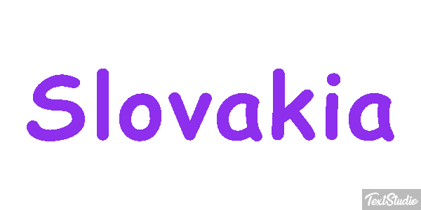 Slovakia Effetto testo