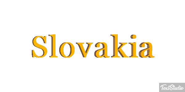 Slovakia Effetto testo