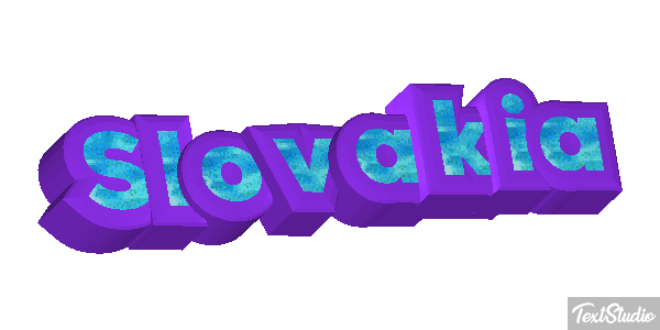 Slovakia Effetto testo