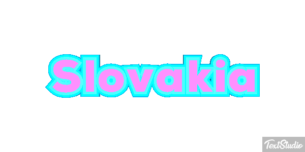 Slovakia Effetto testo
