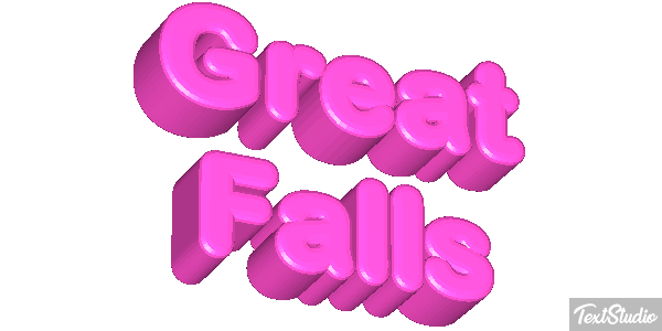 Great Falls Effetto testo