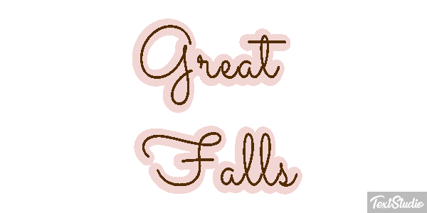 Great Falls Effetto testo