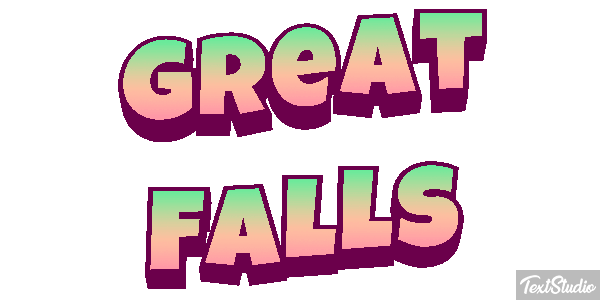 Great Falls Effetto testo