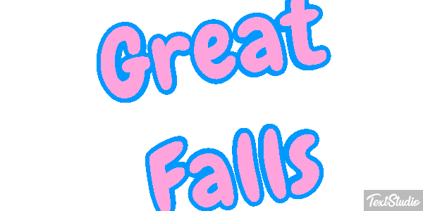 Great Falls Effetto testo