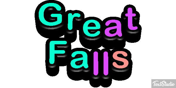 Great Falls Effetto testo