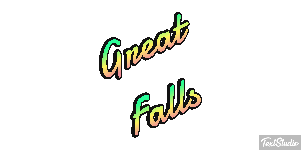 Great Falls Effetto testo