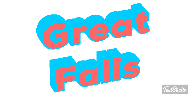Great Falls Effetto testo