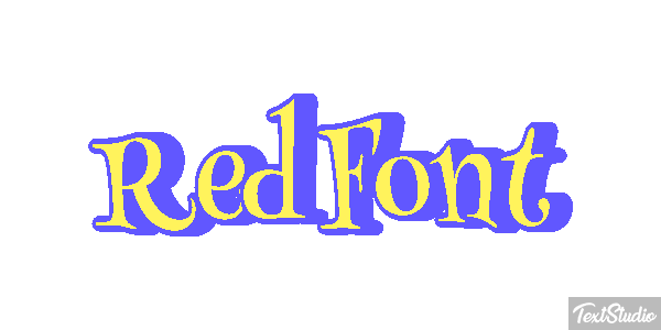 Red Font Текстовый эффект