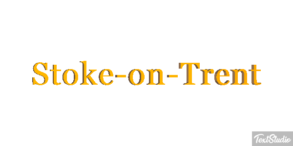 Stoke-on-Trent Efekt tekstowy