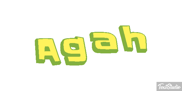 Agah Effet de texte