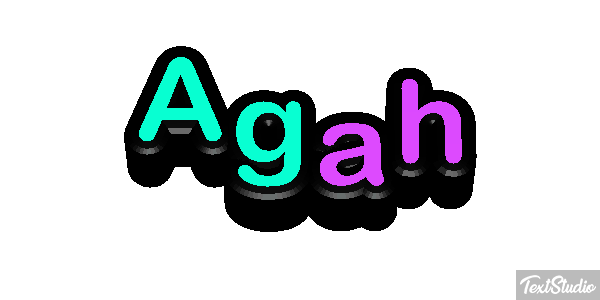 Agah Effet de texte