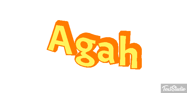 Agah Effet de texte