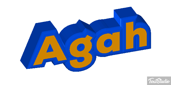 Agah Effet de texte