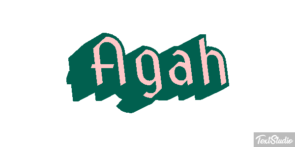 Agah Effet de texte