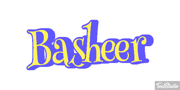 Basheer Effetto testo