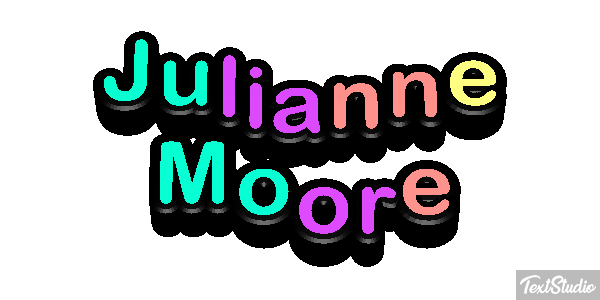 Julianne Moore Efeito do texto