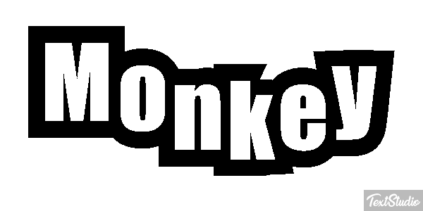 Monkey Efekt tekstowy