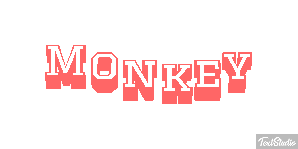Monkey Efekt tekstowy