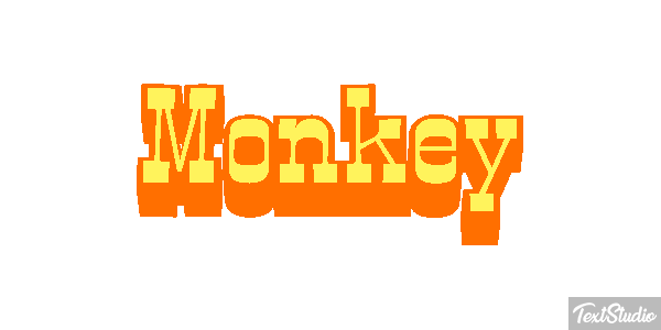 Monkey Efekt tekstowy