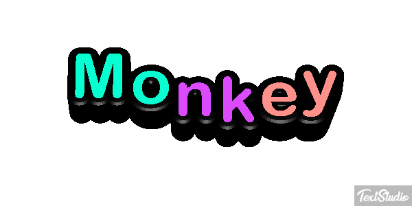 Monkey Efekt tekstowy