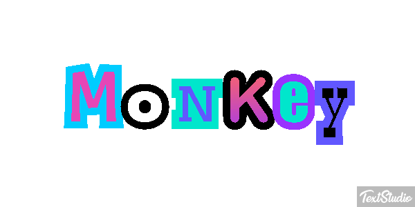 Monkey Efekt tekstowy