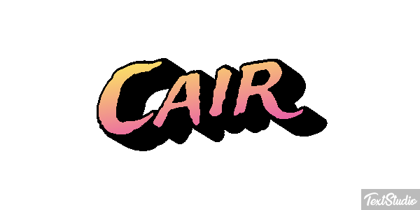 Cair Efeito do texto
