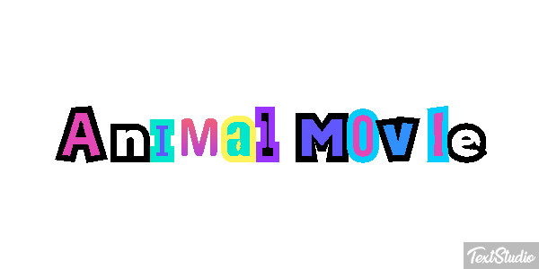 Animal Movie Efekt tekstowy