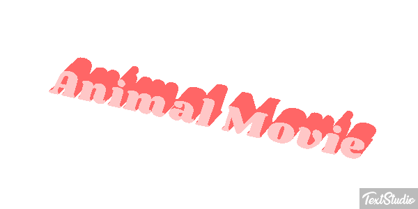 Animal Movie Efekt tekstowy