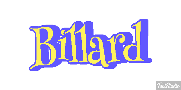 Billard Текстовый эффект