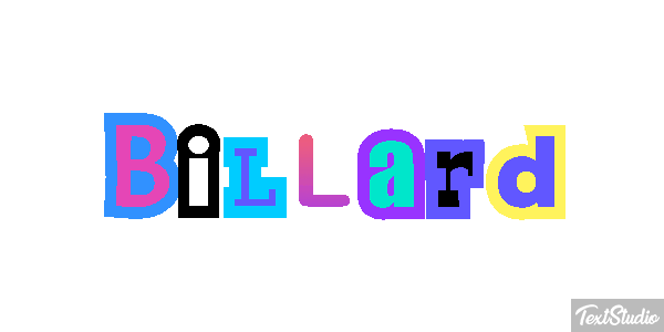 Billard Текстовый эффект