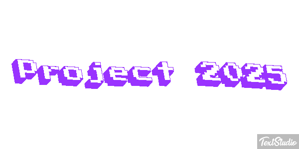 Project 2025 Efeito do texto