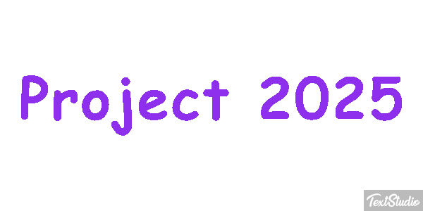 Project 2025 Efeito do texto