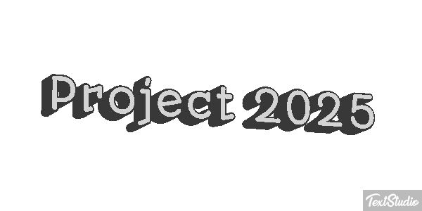 Project 2025 Efeito do texto