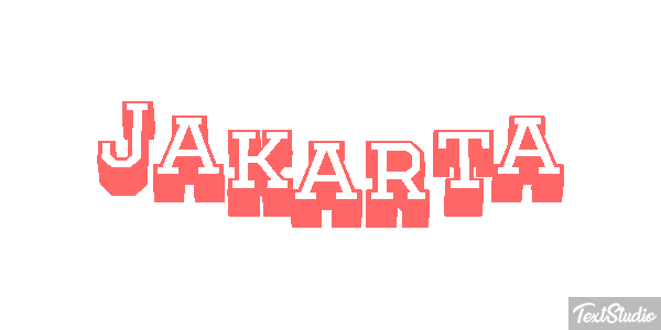 Jakarta Efekt tekstowy