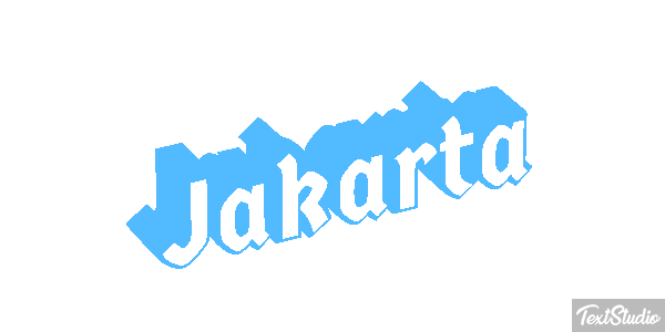 Jakarta Efekt tekstowy